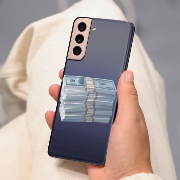 Husa compatibila cu Samsung Galaxy S21 FE model Dollars Stacks, Silicon, TPU, Viceversa
