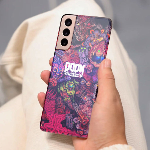 Husa Samsung Galaxy S21 FE model Doom Eternal, Silicon, TPU, Viceversa