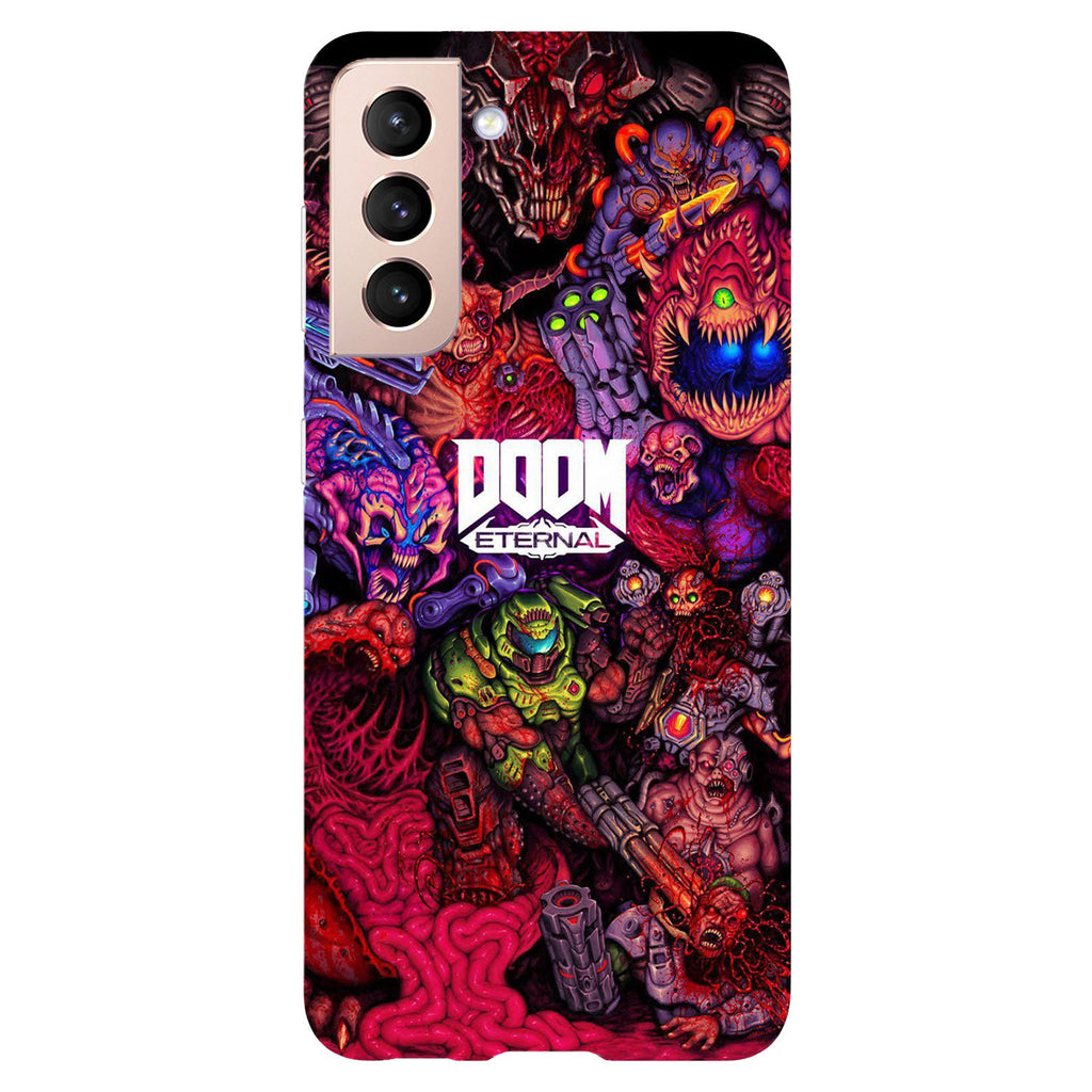 Husa Samsung Galaxy S21 FE model Doom Eternal, Silicon, TPU, Viceversa