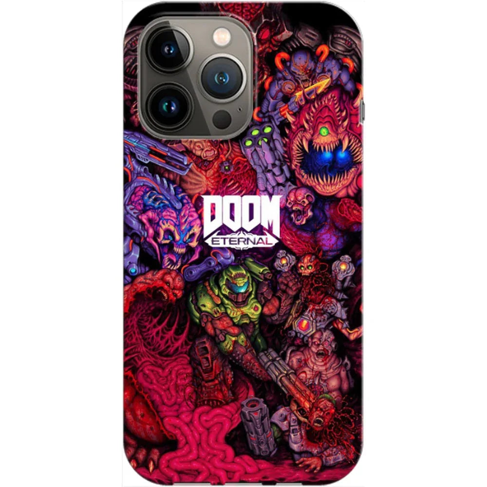 Husa Apple iPhone 12 Mini model Doom Eternal, Silicon, TPU, Viceversa - Viceversa