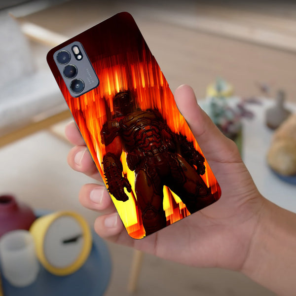 Husa compatibila cu Oppo Reno 5 4G model Doom Slayer, Silicon, TPU, Viceversa