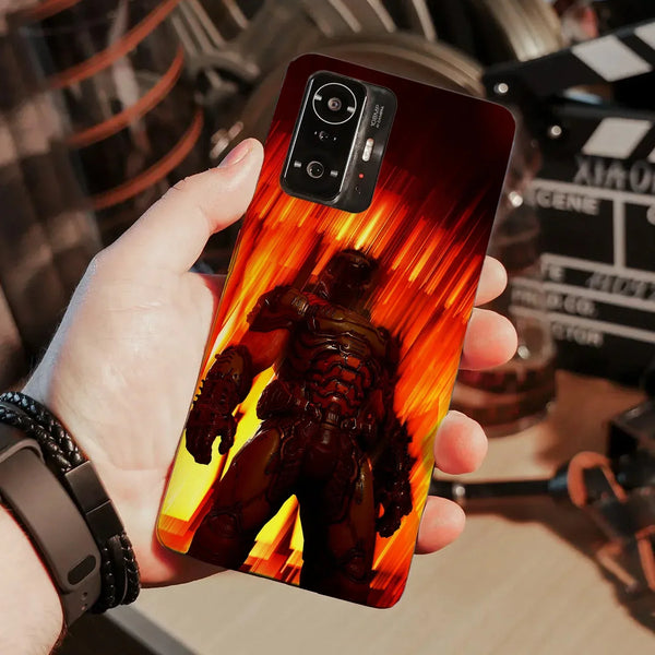 Husa compatibila cu Xiaomi Mi 11 Pro model Doom Slayer, Silicon, TPU, Viceversa - Viceversa