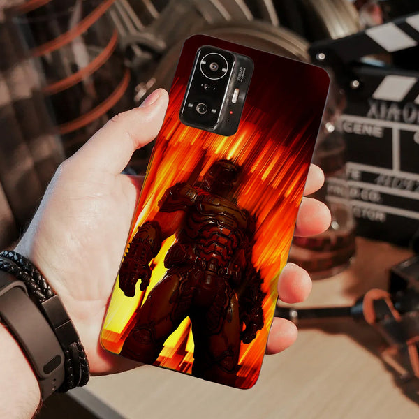 Husa compatibila cu Xiaomi Mi 11 Lite model Doom Slayer, Silicon, TPU, Viceversa