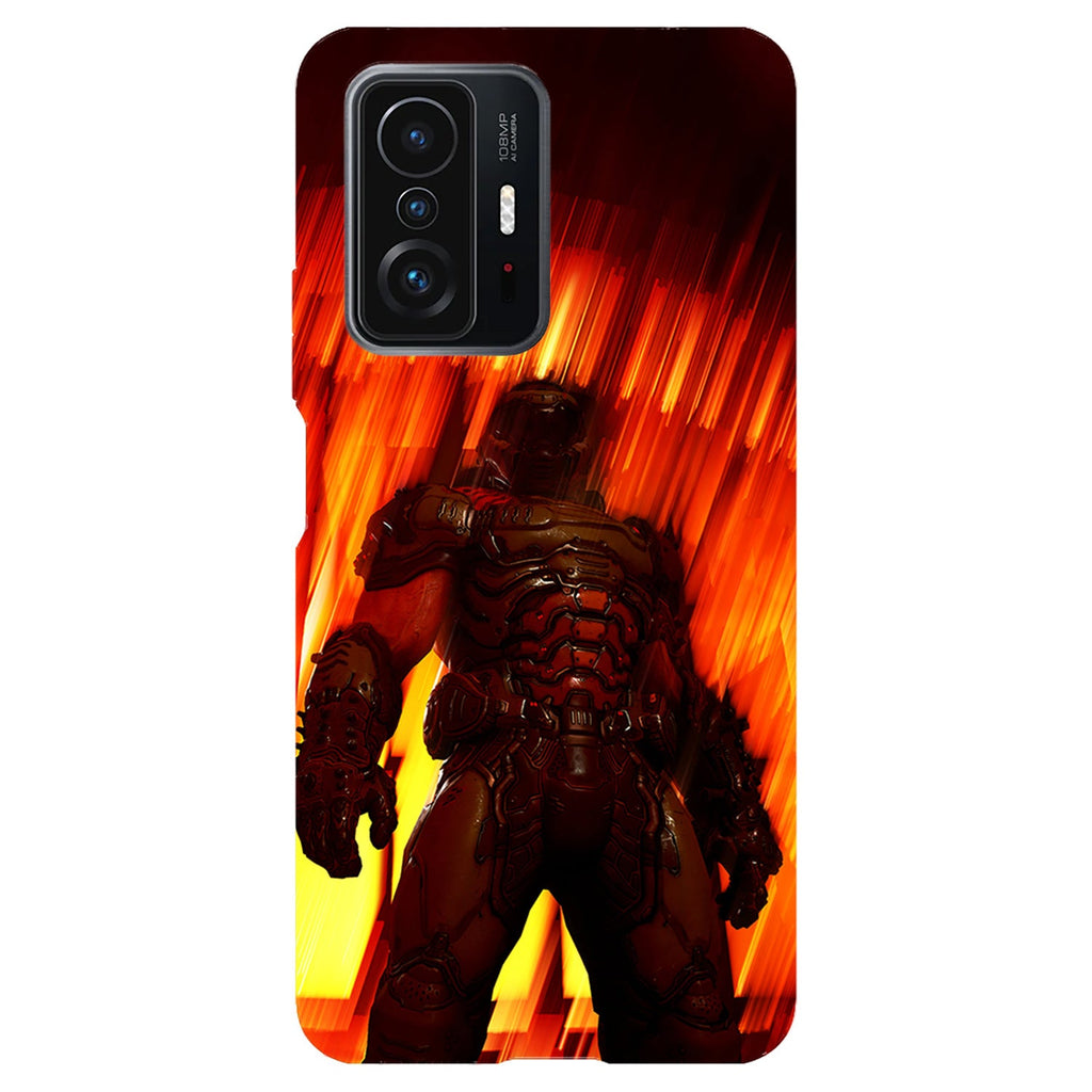 Husa compatibila cu Xiaomi Mi 11 Lite model Doom Slayer, Silicon, TPU, Viceversa