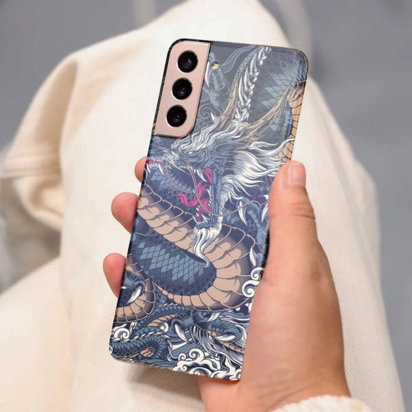 Husa Samsung Galaxy S21 FE model Dragon, Silicon, TPU, Viceversa