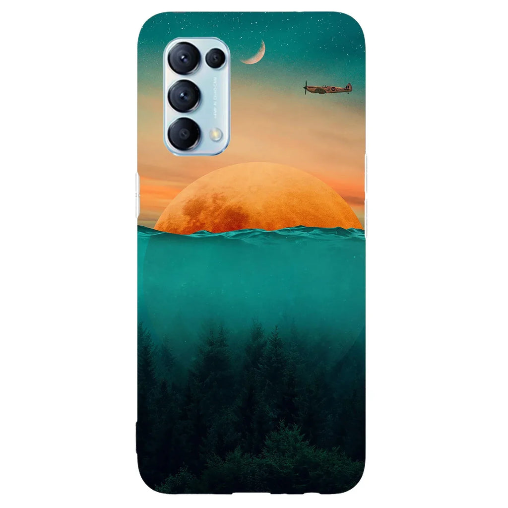 Husa compatibila cu Oppo A53 model Dreamy View, Silicon, TPU, Viceversa - Viceversa