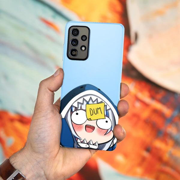 Husa compatibila cu Samsung Galaxy A73 5G model Dummy Shark, Silicon, TPU, Viceversa