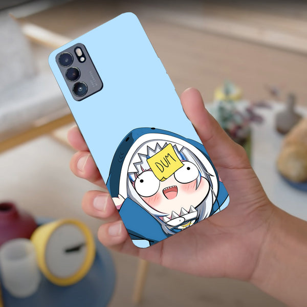 Husa compatibila cu Oppo Reno 5 4G model Dummy Shark, Silicon, TPU, Viceversa