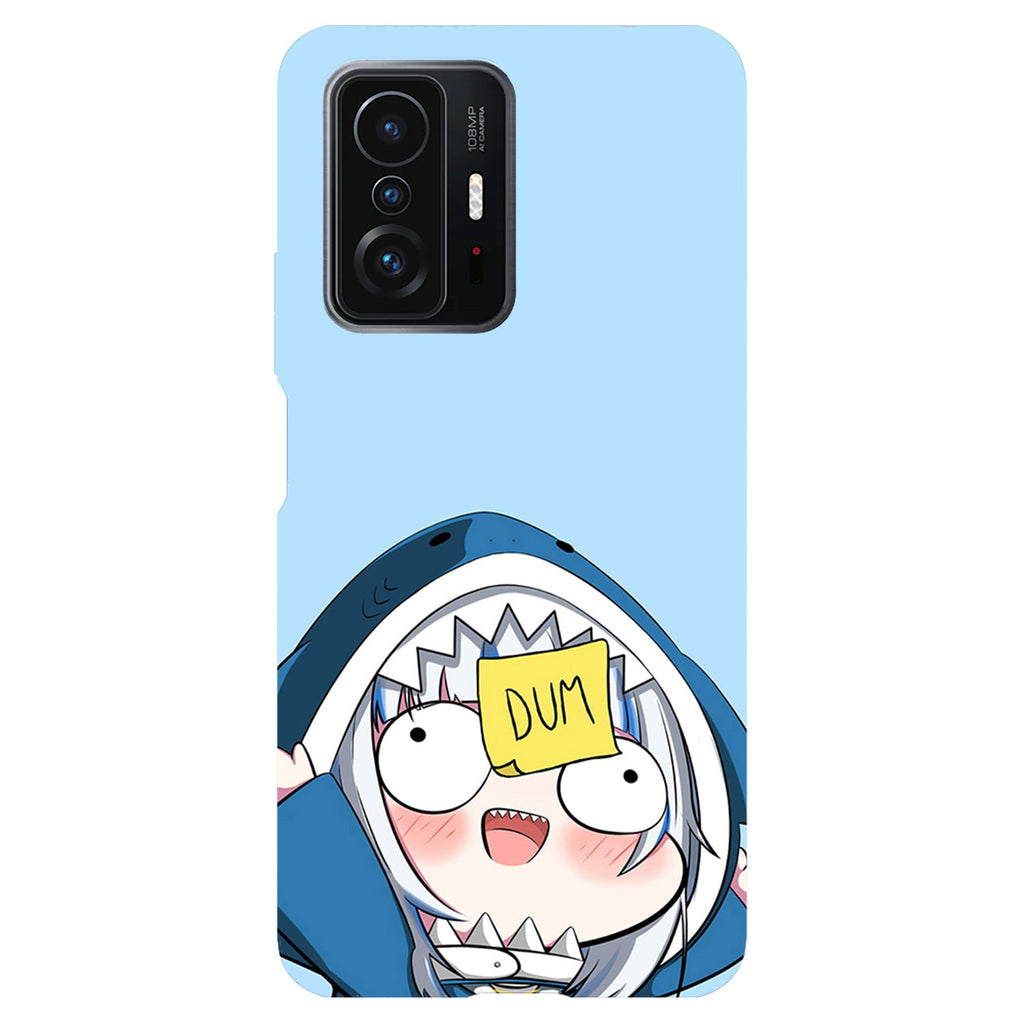 Husa compatibila cu Xiaomi Mi 11 Lite model Dummy Shark, Silicon, TPU, Viceversa