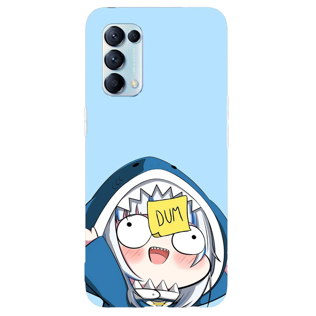 Husa compatibila cu Oppo Reno 4 5G model Dummy Shark, Silicon, TPU, Viceversa - Viceversa