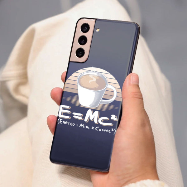 Husa Samsung Galaxy S21 FE model E=Mc, Silicon, TPU, Viceversa