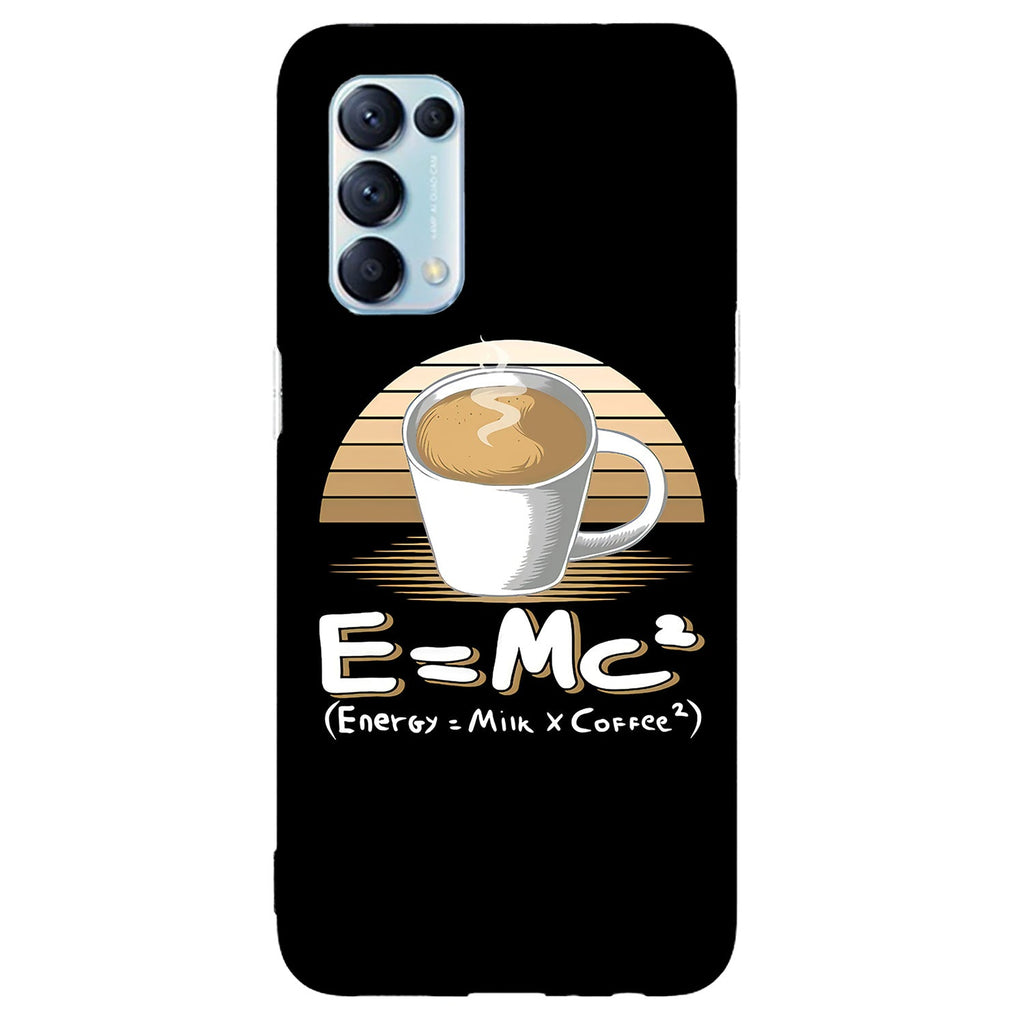 Husa compatibila cu Oppo Reno 5 4G model E=Mc, Silicon, TPU, Viceversa