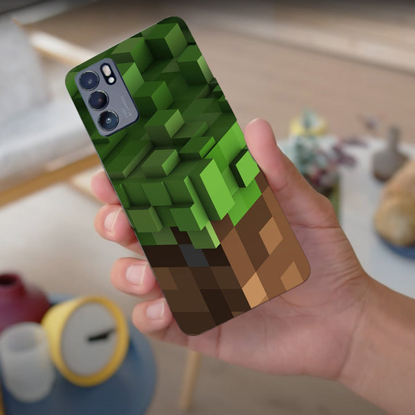 Husa compatibila cu Oppo Reno 5 4G model Earth Block, Silicon, TPU, Viceversa