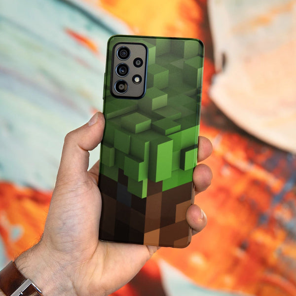 Husa compatibila cu Samsung Galaxy A73 5G model Earth Block, Silicon, TPU, Viceversa