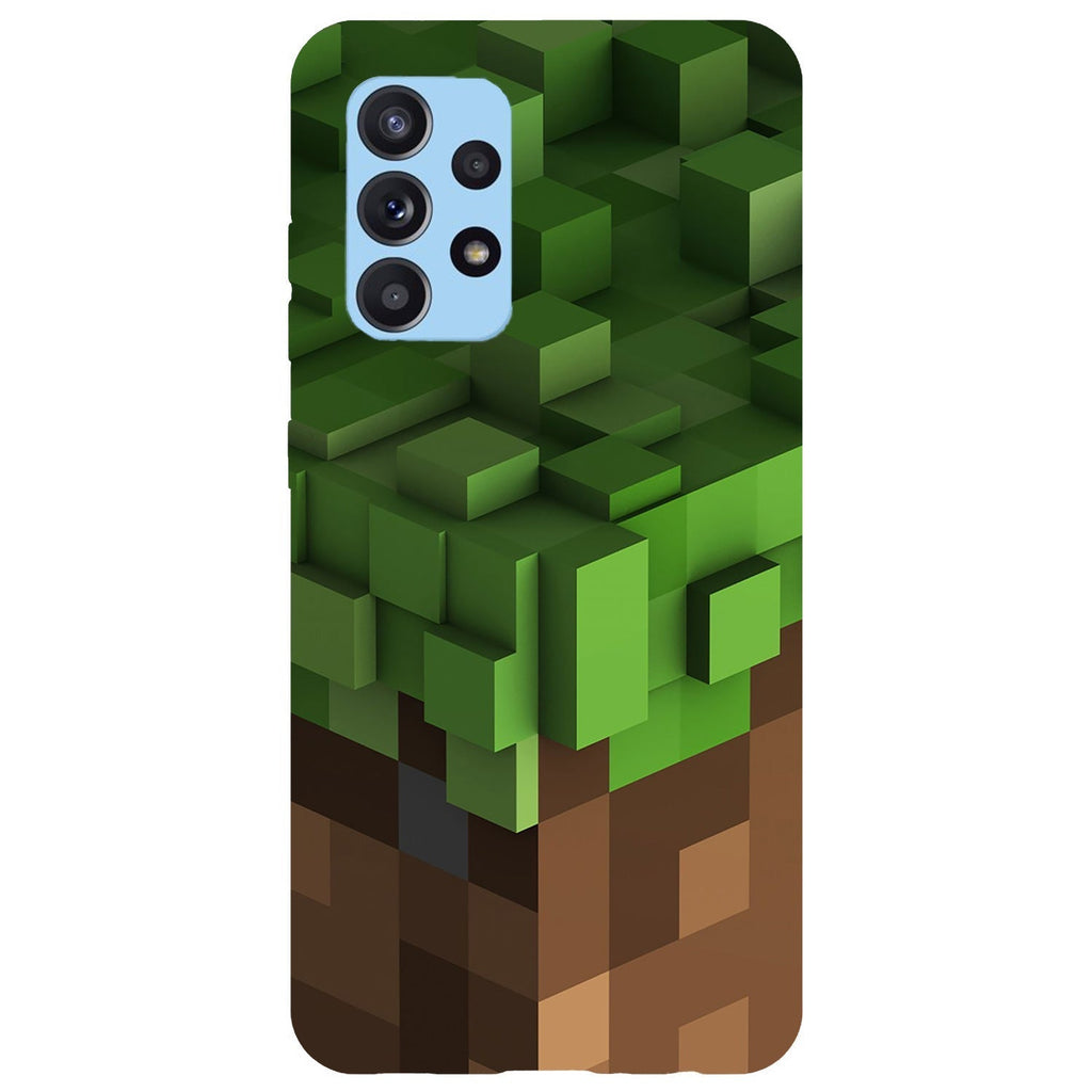 Husa compatibila cu Samsung Galaxy A73 5G model Earth Block, Silicon, TPU, Viceversa