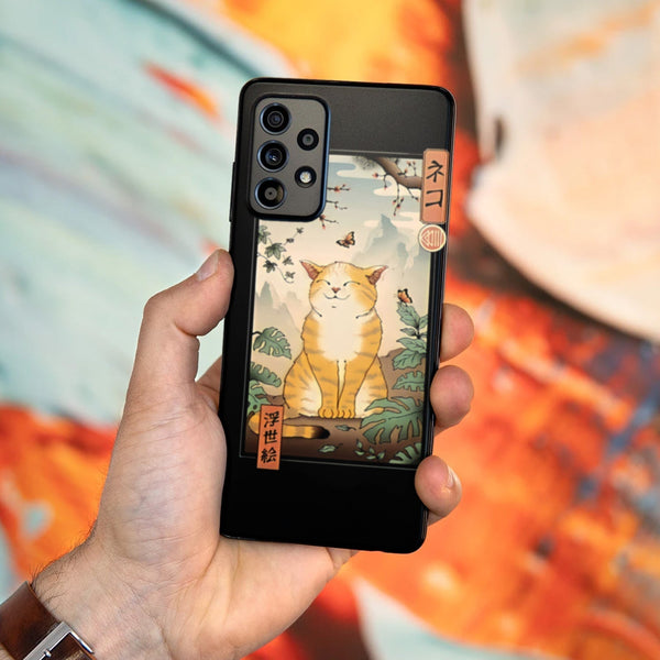 Husa compatibila cu Samsung Galaxy A73 5G model Edo cat, Silicon, TPU, Viceversa