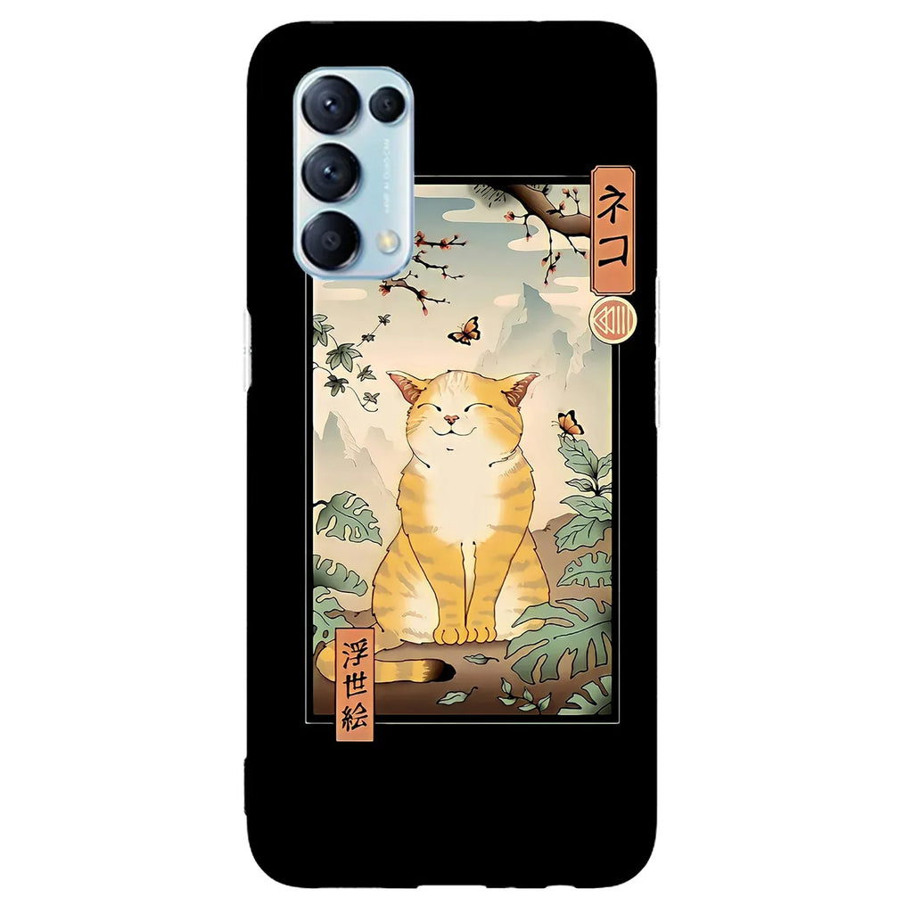 Husa compatibila cu Oppo A72 4G model Edo cat, Silicon, TPU, Viceversa - Viceversa