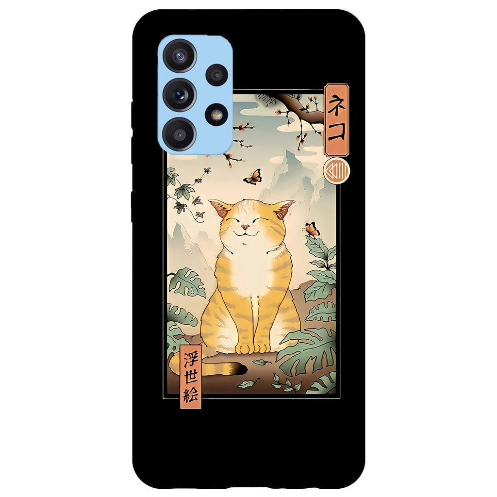 Husa compatibila cu Samsung Galaxy A73 5G model Edo cat, Silicon, TPU, Viceversa