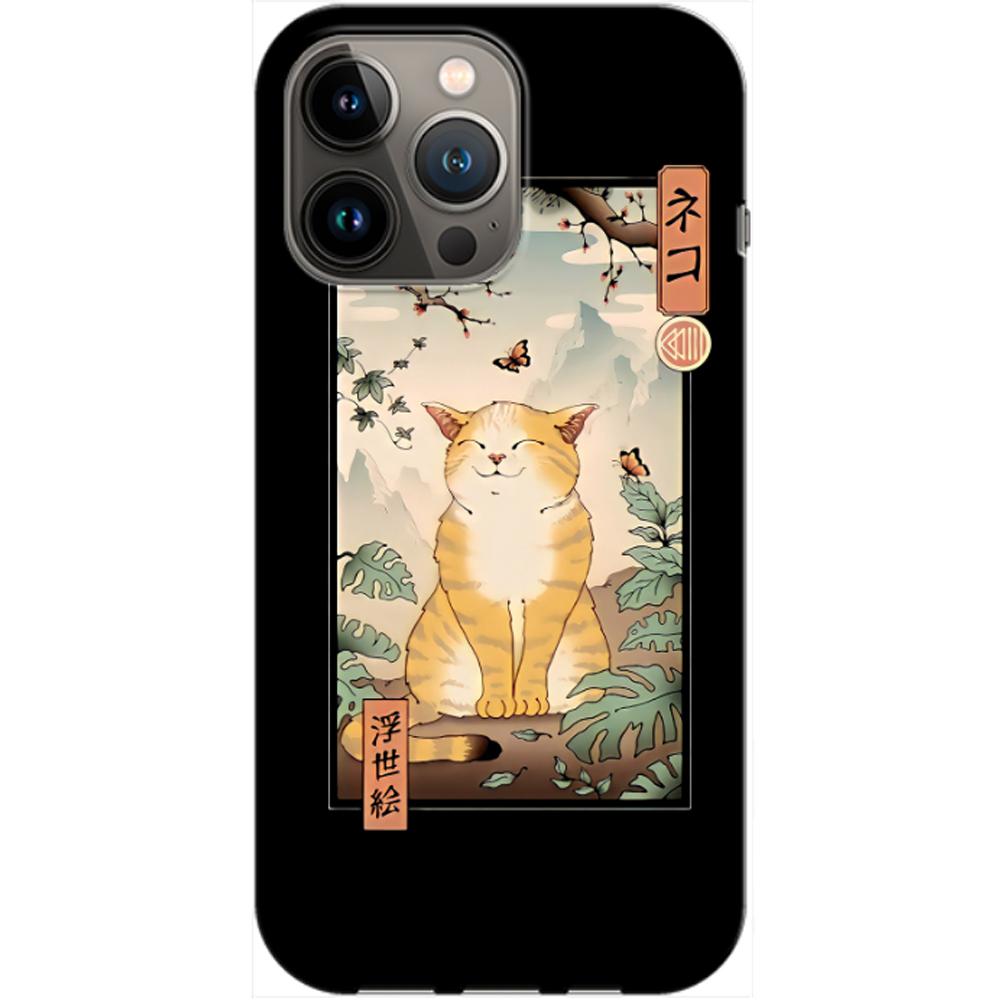 Husa Apple iPhone 13 model Edo cat, Silicon, TPU, Viceversa
