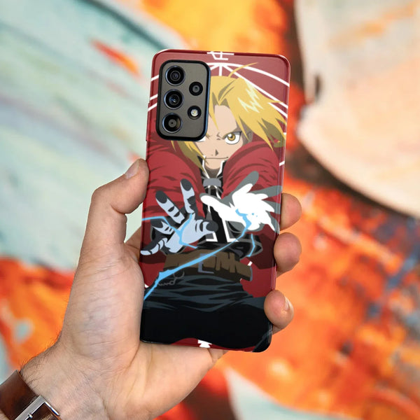 Husa compatibila cu Samsung Galaxy A53 5G model Edward Elric Fullmetal Alchemist, Silicon, TPU, Viceversa - Viceversa