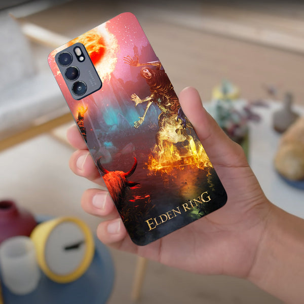 Husa compatibila cu Oppo Reno 5 4G model Boss Fight Elden Ring, Silicon, TPU, Viceversa