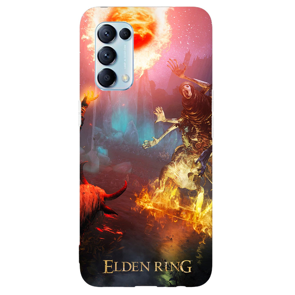Husa compatibila cu Oppo Reno 5 4G model Boss Fight Elden Ring, Silicon, TPU, Viceversa