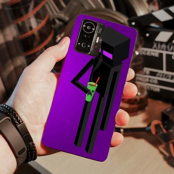 Husa compatibila cu Xiaomi Redmi 10X Pro 5G model Enderman, Silicon, TPU, Viceversa - Viceversa
