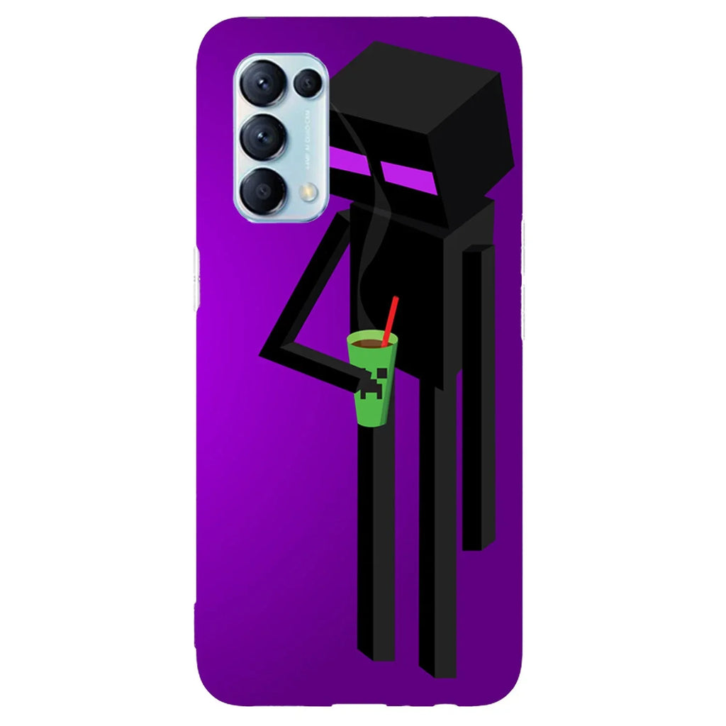 Husa compatibila cu Oppo A31 model Enderman, Silicon, TPU, Viceversa - Viceversa