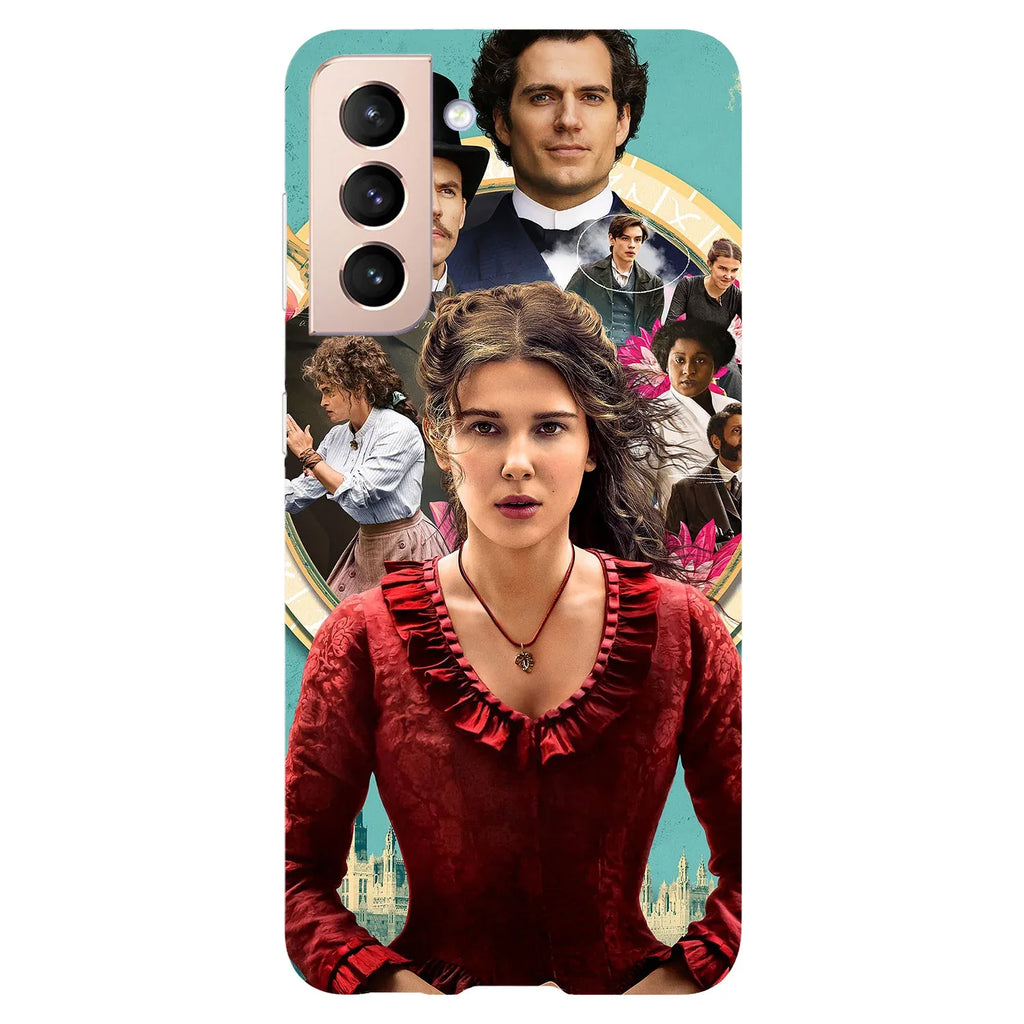 Husa compatibila cu Samsung Galaxy S22 model Enola Holmes, Silicon, TPU, Viceversa - Viceversa