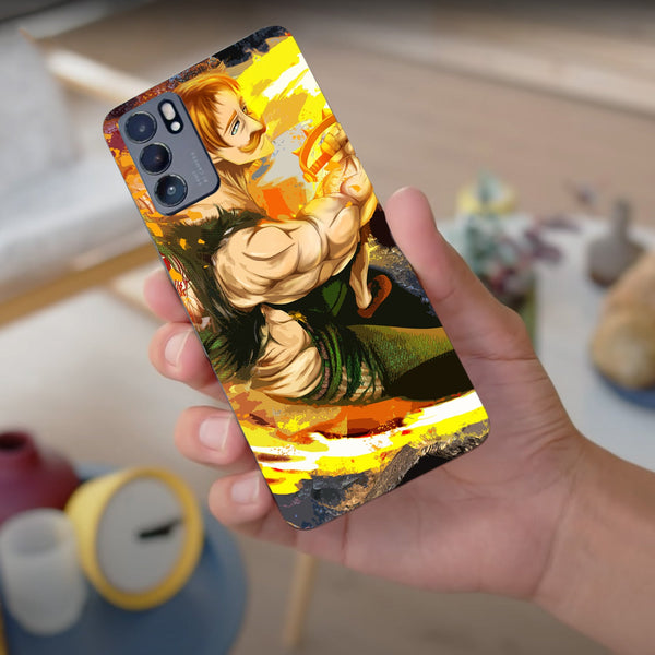 Husa compatibila cu Oppo Reno 5 4G model Escanor The Seven Deadly Sins, Silicon, TPU, Viceversa