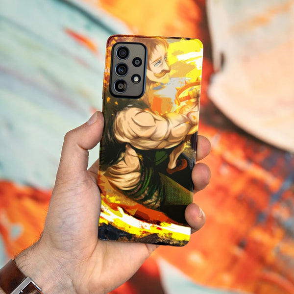 Husa compatibila cu Samsung Galaxy A73 5G model Escanor The Seven Deadly Sins, Silicon, TPU, Viceversa