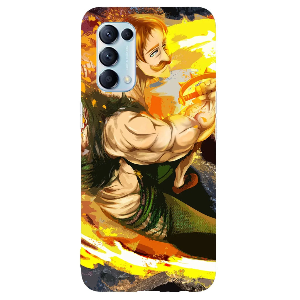 Husa compatibila cu Oppo Find X2 model Escanor The Seven Deadly Sins, Silicon, TPU, Viceversa - Viceversa