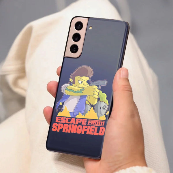 Husa compatibila cu Samsung Galaxy S20 Ultra model Escape from Springfield, Silicon, TPU, Viceversa - Viceversa
