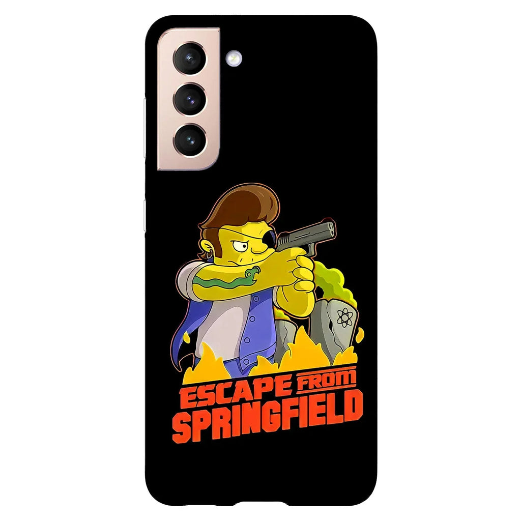 Husa compatibila cu Samsung Galaxy S20 Ultra model Escape from Springfield, Silicon, TPU, Viceversa - Viceversa