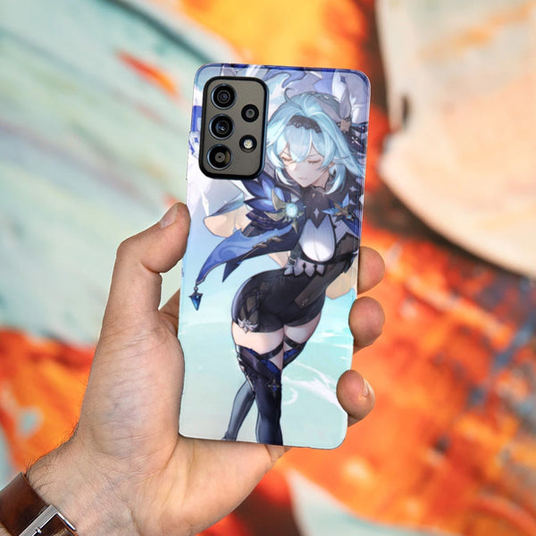 Husa compatibila cu Samsung Galaxy A73 5G model Eula Lawrence Genshin Impact, Silicon, TPU, Viceversa