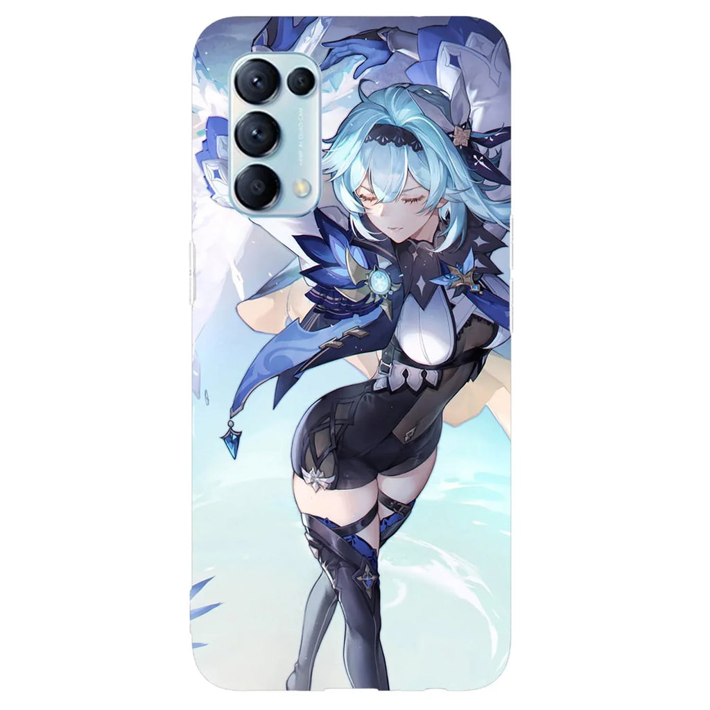 Husa compatibila cu Oppo A72 5G model Eula Lawrence Genshin Impact, Silicon, TPU, Viceversa - Viceversa