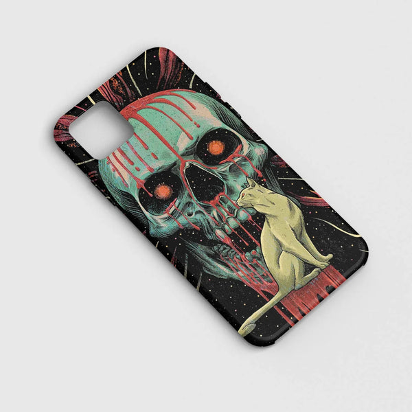 Husa compatibila cu Apple iPhone 12 model Evil cat, Silicon, TPU, Viceversa - Viceversa