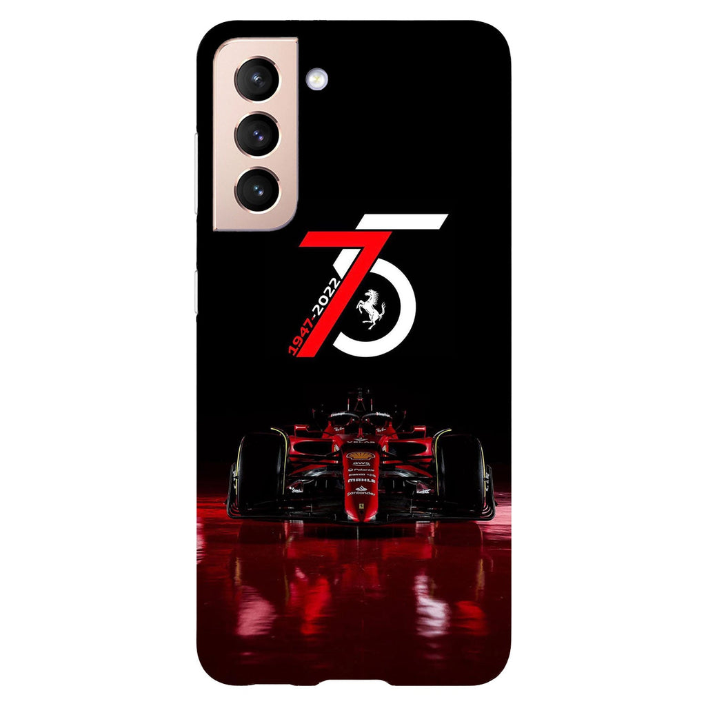 Husa compatibila cu Samsung Galaxy S21 FE model Ferrari F1-75, Silicon, TPU, Viceversa