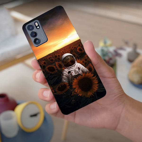 Husa compatibila cu Oppo Reno 5 4G model Field Astronaut, Silicon, TPU, Viceversa