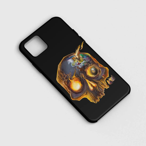 Husa compatibila cu Apple iPhone 12 Pro model Fire skull,Silicon, Tpu, Viceversa - Viceversa