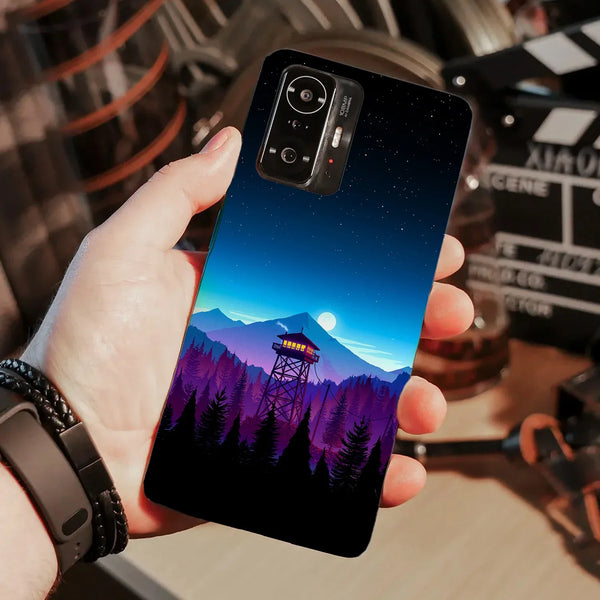 Husa compatibila cu Xiaomi Mi 11T Pro model Firewatch Tower, Silicon, TPU, Viceversa - Viceversa