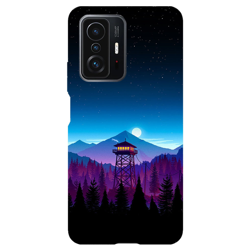 Husa compatibila cu Xiaomi Mi 11 Lite model Firewatch Tower, Silicon, TPU, Viceversa