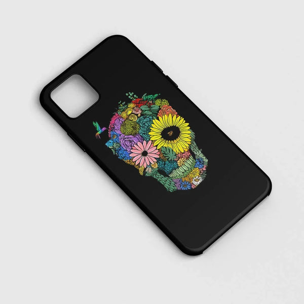Husa Apple iPhone 11 Pro Max model Flower Skull, Silicon, TPU, Viceversa - Viceversa
