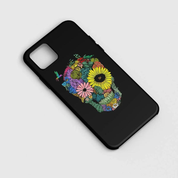 Husa Apple iPhone 13 model Flower Skull, Silicon, TPU, Viceversa - Viceversa