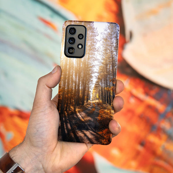 Husa compatibila cu Samsung Galaxy A73 5G model Forest Path, Silicon, TPU, Viceversa