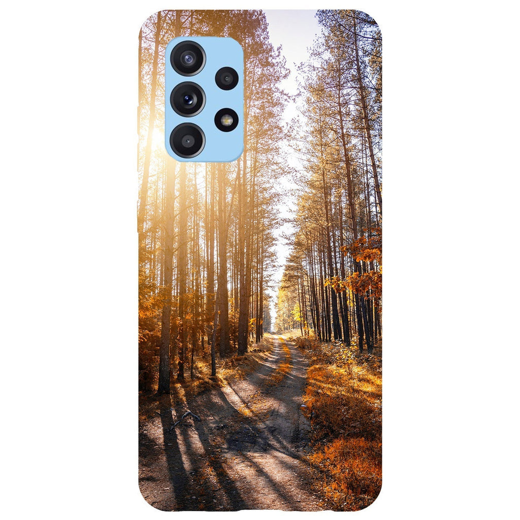Husa compatibila cu Samsung Galaxy A73 5G model Forest Path, Silicon, TPU, Viceversa