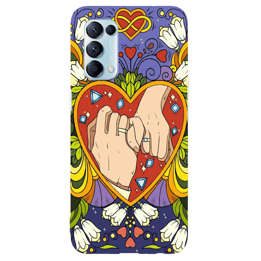 Husa compatibila cu Oppo Reno 5 5G model Forever Bound, Silicon, TPU, Viceversa - Viceversa
