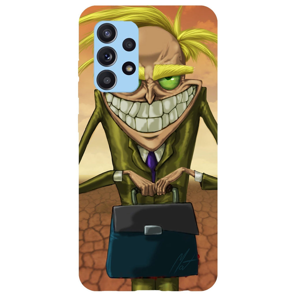 Husa compatibila cu Samsung Galaxy A73 5G model Freaky Fred, Silicon, TPU, Viceversa