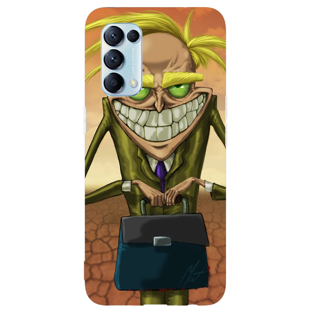 Husa compatibila cu Oppo Reno 5 4G model Freaky Fred, Silicon, TPU, Viceversa