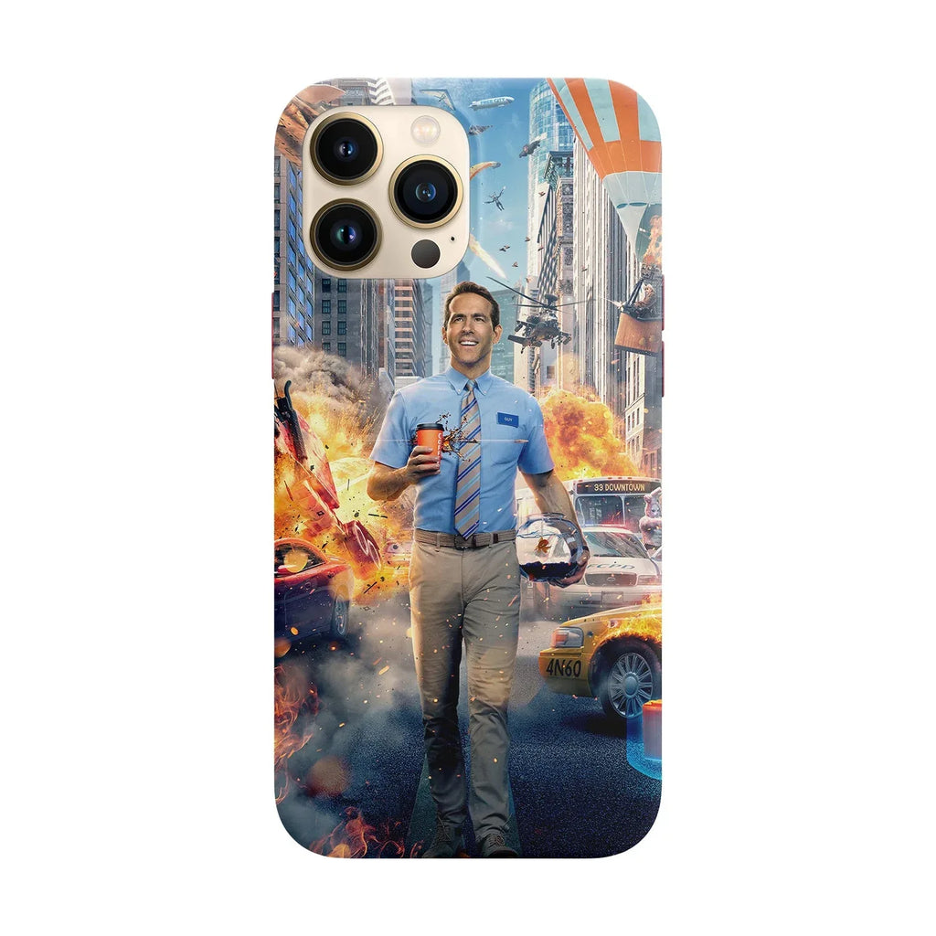 Husa compatibila cu Apple iPhone 11 Pro Max model Free Guy, Silicon, TPU, Viceversa - Viceversa